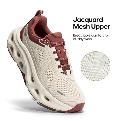 NORTIV 8 Women's Cushioning Walking Shoes Non Slip Breathable Comfortable Workout Running Tennis Jogging Gym Athletic MovePropel Fashion Sneakers thumbnail 5