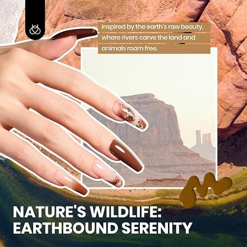 Beetles Fall Gel Nail Kit, Mystic Wonderland Gel Polish Set, 36 Colors Burgundy Brown Orange Red Polish Kit with Base Coat Glossy Matte & Glitter Top Coat Soak Off UV Led Nails Gifts for Women thumbnail 4