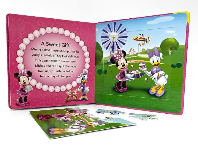 Disney Junior Minnie My First Puzzle Book - Jigsaw Puzzles for kids, 10-page board book, 5 puzzles to enjoy thumbnail 7