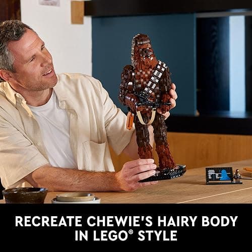 LEGO Star Wars Chewbacca, Buildable Star Wars Collectible for Adults, Build and Display Chewbacca Collectible, Fun Star Wars Gift for Teens, Adults or Any Star Wars Original Trilogy Fan, 75371 thumbnail 2