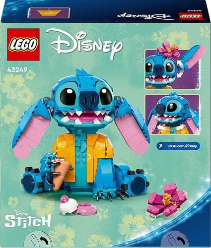 LEGO | Disney Stitch Toy - Play & Display Figure with an Ice-Cream Cone & Decorative Flower - Gift for 9+ Year Old Girls, Boys & Lilo & Stitch Movie fans - Christmas Treat - 43249 thumbnail 12