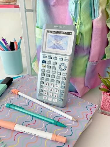 TI-84 Plus CE Graphing Calculator, Fractal Frost thumbnail 14