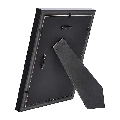 Amazon Basics Rectangular Picture Frame Set for Wall Hanging or Tabletop Display, 8 x 10 in with 5 x 7 in Mat, Black, 2-Pack thumbnail 6
