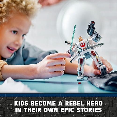 LEGO Star Wars Luke Skywalker X-Wing Mech, Buildable Star Wars Action Figure with Luke Skywalker Toy, Collectible Building Set for Kids, Creative Star Wars Gift for Boys and Girls Ages 6 and Up, 75390 thumbnail 5