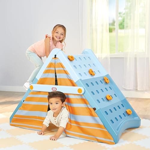 Little Tikes Campin’ & Climb Wall, Active Play Climbing Wall and Tent, for Boys and Girls Ages 3+ Years thumbnail 2