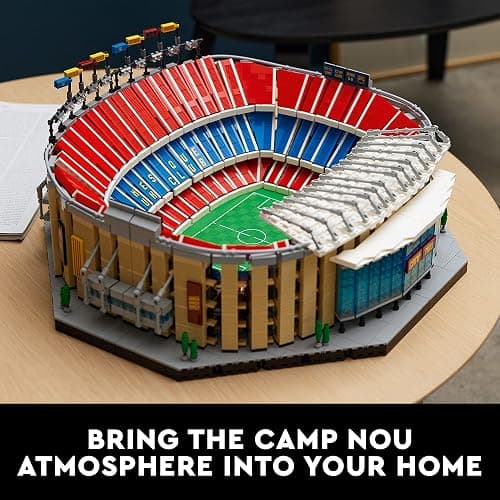 LEGO Icons Camp NOU – FC Barcelona Soccer Stadium 10284 Model Building Kit, Large Construction Set for Adults, Gift Idea thumbnail 6