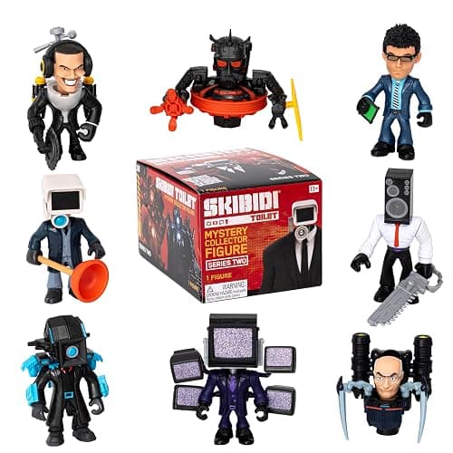 SKIBIDI Toilet Mystery Figure Collector Series 2, Collectible Figures, YouTube Animation Sensation, Officially Licensed Toilet Merch - Image 1