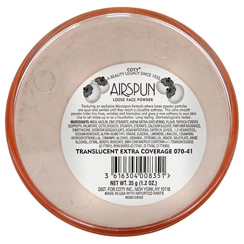 COTY Airspun Loose Face Powder - Translucent Extra Coverage thumbnail 2