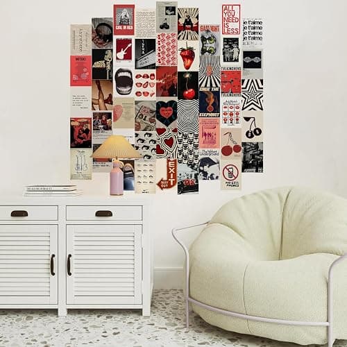 KBKBART 50Pcs Downtown Girl Posters, Downtown Girl Room Decor, Y2k Wall Art Prints for Bedroom, Coquette Wall Collage Kit for Room Aesthetic, 4"x6" Vintage Photo Collage Kit Pictures for Dorm Decor thumbnail 4