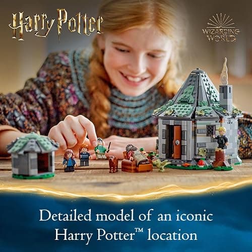LEGO Harry Potter Hagrid's Hut: an Unexpected Visit - Harry Potter Toy for Boys & Girls Ages 8+ - Kids Building Toys W/Buildable House, 7 Minifigures & Dragon - 76428 thumbnail 2