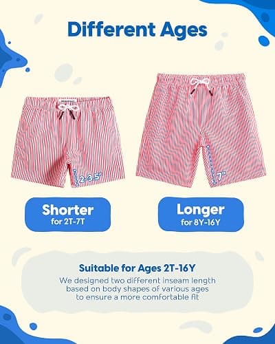maamgic Boys Swim Trunks Toddler Swim Shorts Little Boys Bathing Suit Swimsuit Toddler Boy Swimwear thumbnail 5