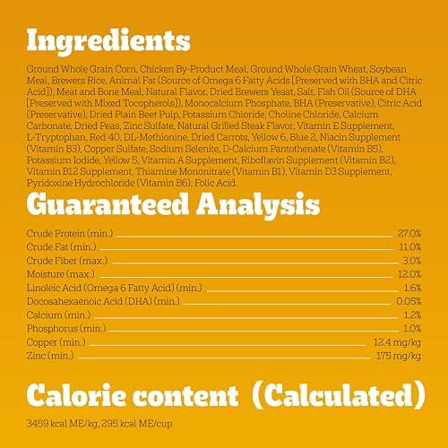 Pedigree Puppy Dry Puppy Food, Grilled Steak and Vegetable Flavor, 3.5 lb. Bag thumbnail 4