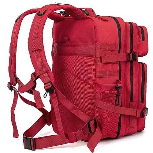 QT&QY 25L/45L Military Tactical Backpack For Men Molle Daypack 3 Day Bug Out Bag Hiking Rucksack With Bottle Holder thumbnail 3