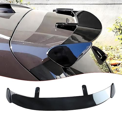 STSEV01 Universal Tailgate Spoiler for Mini Cooper 2007-2013 Accessories | (for Hatchback, R56), Nice Clean Look Mods, Aggressive Look, GT Style, Sport Upgrade, Gloss Black Rear Roof Lip Wing - Image 1