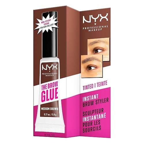 NYX PROFESSIONAL MAKEUP The Brow Glue, Extreme Hold Eyebrow Gel - Clear thumbnail 6