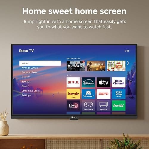 Roku Smart TV 2026 – 24-Inch Select Series, 720p HD TV – Roku TV with Voice Remote – Flat Screen LED Television with Wi-Fi for Streaming Live Local News, Sports, & Movies – Bluetooth Headphone Mode thumbnail 7