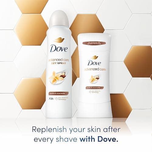 Dove Advanced Care Antiperspirant Deodorant Stick Vanilla & Cocoa Butter 3 Count Antiperspirant deodorant with Pro-Ceramide Technology 72-hour odor control and all-day sweat protection 2.6 oz thumbnail 4