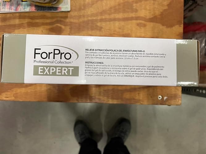 ForPro Professional Collection Expert Embossed Gel Polish Removal Wraps, Pre-Cut with Cotton Pad, Remove Gel Polish, Acrylics, & Nail Art, 4" L x 2.9" W, 500-Count thumbnail 14