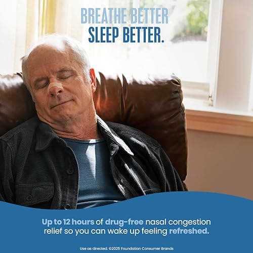 Breathe Right Extra Strength Nasal Strips, Menthol Scented, Drug Free, Less Snoring & Better Breathing from Nasal Congestion, Tan, 26 Count thumbnail 4