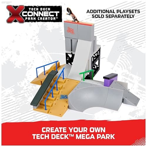 Tech Deck, Jump N’ Grind X-Connect Park Creator, Customizable and Buildable Ramp Set with Exclusive Fingerboard, Kids Toy for Ages 6 and up thumbnail 5