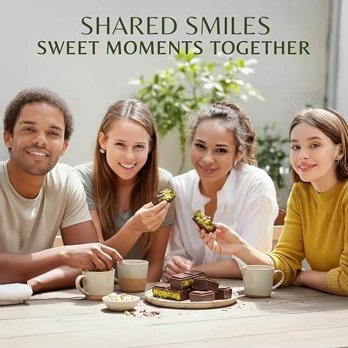 Dubai Chocolate Bar Kit Master Make at Home Set with Pistachio Cream, Tahini Mix, Dried Kataifi, Milk Choco Melting Wafers, Jumbo Bar Mold & Step-by-Step Guide – Unique Premium Gift for Dessert Lovers thumbnail 5