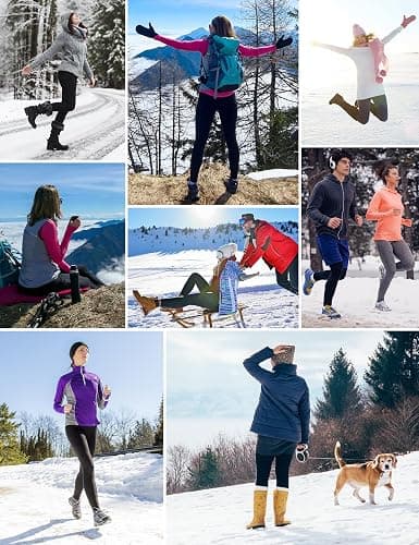 Ewedoos Fleece Lined Leggings Women Thermal Leggings for Women with Pockets High Waisted Winter Warm Tights Pants Clothes thumbnail 7