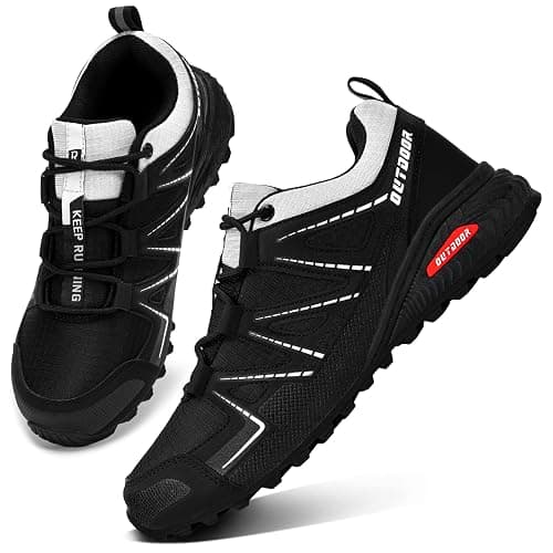 KEFUWU Trail Running Shoes Men Lightweight Non-Slip Walking Hiking Sneakers Men Outdoor Running Shoes thumbnail 9