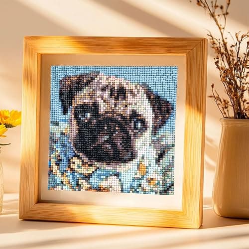 LuwoArte 6 Pack Diamond Painting Kits for Adults – Cute Dogs-Themed Diamond Art Kits – DIY Full Drill Paint Gem Art for Adults – Brilliant 5D Diamond Painting Kit – Relaxing Craft for Home Wall Décor thumbnail 8