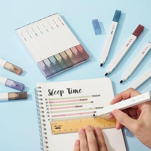Mr. Pen- Aesthetic Bible Highlighters No Bleed Through Assorted Color | 8 pcs, Cute Highlighter for Journaling Supplies and School Accessories, Bible Highlighters and Pens No Bleed thumbnail 6