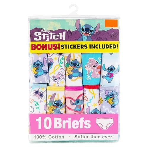 Disney girls Lilo & Stitch Amazon Exclusive Panties and Girlshorts Featuring Angel Sizes 2/3t-10 thumbnail 2