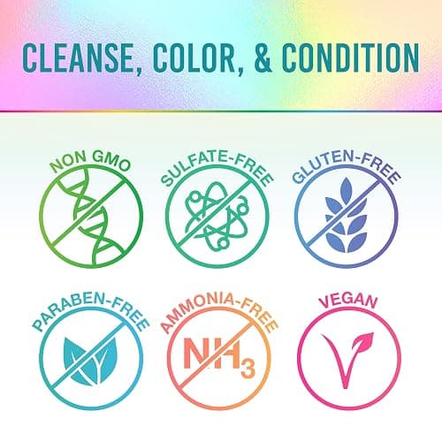 Punky Colour 3-in-1 Color Depositing Hair Cleanser & Conditioner, 8.5 fl oz. (Tealistic) thumbnail 4