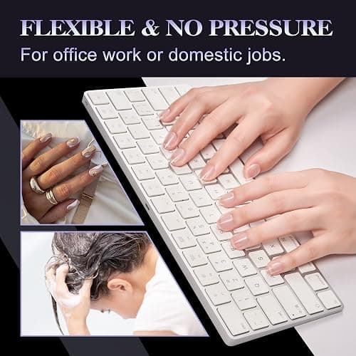 Gelike ec Extra Kurze Ballerina Gel Nagel Tips 240pcs Soft Gel Full Cover Kunstnägel 15 Größe Künstliche Nägel Zum Aufkleben PMMA Pre-Buffed für Nail Art-XXS Short Coffin thumbnail 8