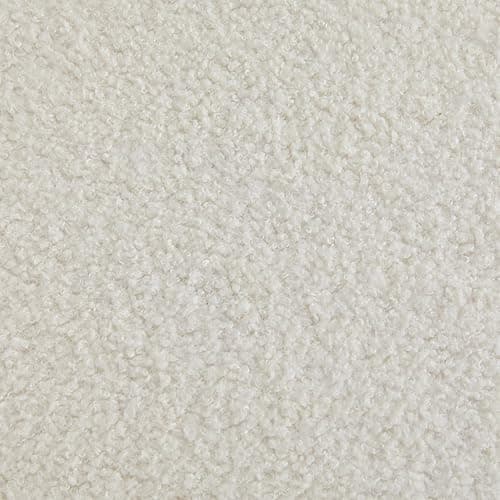 Yaheetech Furry Tub Chair, Fuzzy Accent Armchair Sherpa Fabric Club Chair Boucle Barrel Chair Upholstered for Living Room Dining Room Office Reception Cafe Bar, Ivory, 2pcs thumbnail 9