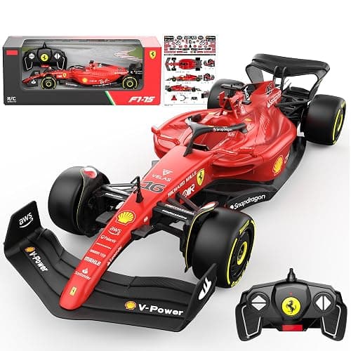 Voltz Toys Authentic Licensed 1:18 Ferrari F1 75 Remote Control Car - F1 Collection RC car Series for Kids and Adults - 2.4GHz RC Car for Gift (1:18 Ferrari F1 75) - Image 1