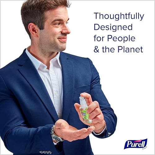 Purell Advanced Hand Sanitizer Naturals with Plant Based Alcohol, Citrus Scent, 2 Fl Oz Travel Size Pump Bottle (Pack of 6)- 9623-04-EC thumbnail 2