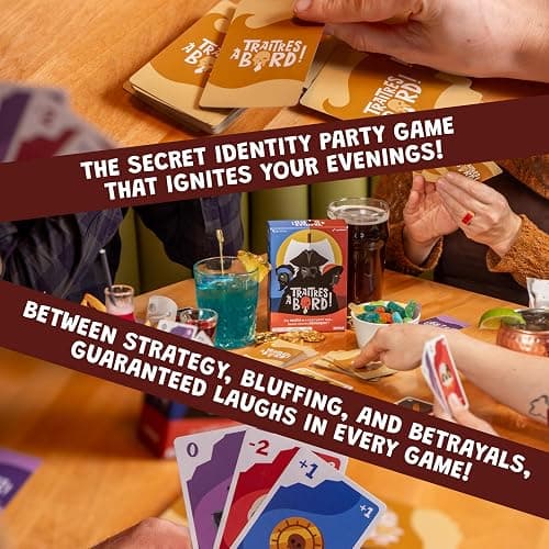 SAVANA Traitors Aboard - Award Winning Secret Identity Party Game - Fun, Bluffing and Betrayal | Easy to Learn, 15-Minute Round | Popular Games for 3-8 Players - Ages 10+ thumbnail 5