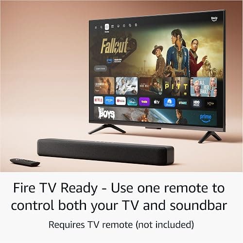 Amazon Fire TV Soundbar, 2.0 speaker with DTS Virtual:X and Dolby Audio, Bluetooth connectivity thumbnail 4