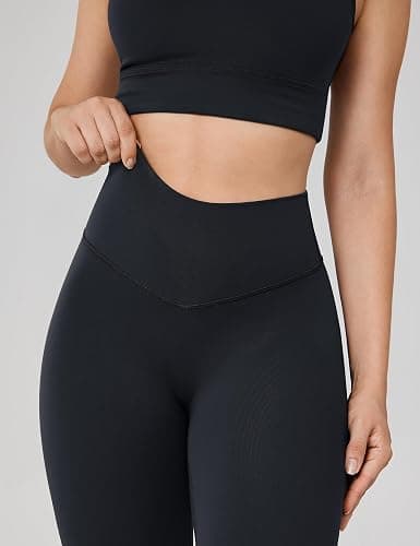 UNISSU Hugcurve No Front Seam High Waisted Workout Leggings for Women Buttery Soft Yoga Pants Gym Athletic Tights - 25'' thumbnail 4