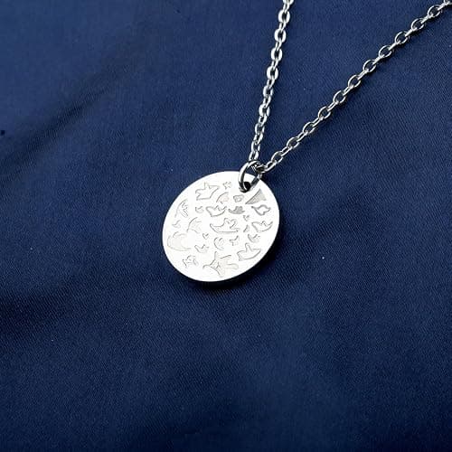 BLEOUK Heart Stoper TV Show Inspired Necklace Hi Leaves TV Series Fans Jewelry Lgbt Gay Pride Gift thumbnail 5