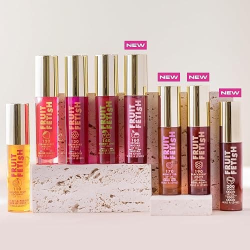 Milani Fruit Fetish Lip Oil, Tinted Lip Gloss & Hydrating Lip Oil Treatment, Moisturizing Non Sticky Clear Shine, High Shine Lip Balm for Dry Lips with Vitamin E, Coco Cacao, 0.14 oz thumbnail 7