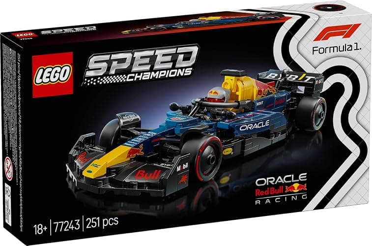 LEGO Speed Champions Oracle Red Bull Racing RB20 F1 Race Car Model with a Collectible Formula 1 Driver Minifigure - Display Set for Adult Motorsport & Racing Fans 77243 - Oracle Red Bull Racing RB20 F1 Race Car 77243 thumbnail 8