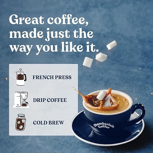 Chamberlain Coffee Organic Espresso Dark Roast Coffee Blend - Ground - Smooth & Balanced w/Dark Chocolate, Roasted Peanuts, Sweet Caramel Notes, Perfect for Everyday Moments - 10 oz thumbnail 6