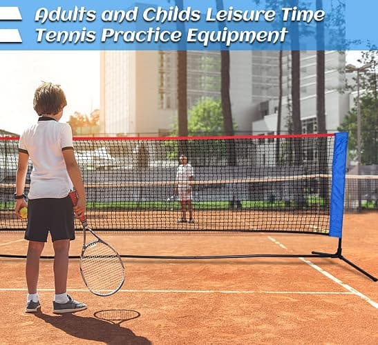 Doubleriver Volleyball Net: 10FT Height Adjustable with Poles Portable for Younth Training on Beach/Backyard thumbnail 5