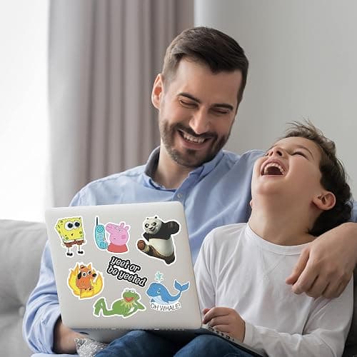 Mr. Pen Fun Covers - 131 pc Water Bottle Stickers with Memes and Vinyl thumbnail 8