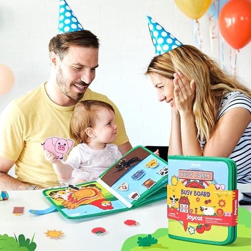 Farm Busy Book for Toddlers 1-3 - 1 Year Old Boys Girls Gifts Toys, Educational Quiet Activity Book with Life Skills, Toddler Travel Toys 1-2 thumbnail 8