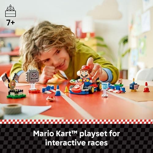 LEGO Super Mario: Mario Kart – Interactive Mario & Standard Kart Building Toy - Pretend Play Racing Playset for Boys & Girls, Ages 7+ - Gift for Christmas - 72043 thumbnail 2