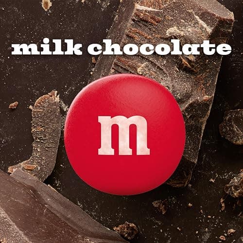 M&M'S Milk Chocolate Candy, Resealable Jars, Party Size, 25.5 oz, 2 Pack | Colorful milk chocolate candies in resealable jars for easy pour for sharing, movie night snacks, candy buffets, party, gifts thumbnail 3
