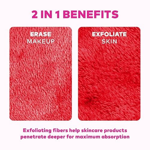 The Original MakeUp Eraser 7-Day Set, Erase All Makeup with Just Water, Including Waterproof Mascara, Eyeliner, Foundation, Lipstick, Sunscreen, and More! (Hello Kitty Classic), 7ct. thumbnail 6