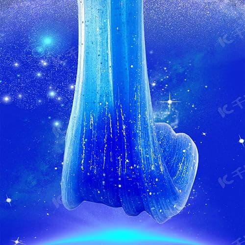 Super Galaxy Slime Kit, Blue Glitter Slime in a Variety of Shapes and Textures, Cosmic Starry Charm Includes Slime Kit Party Gifts. thumbnail 4