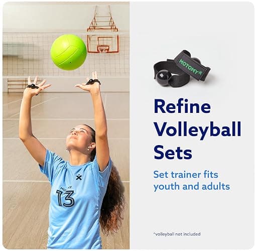 MOTOMY™ Volleyball Training Equipment Aid ‘VolleyPal’ – Solo Rebounder Trainer for Serve, Spike, Set & Pass; Indoor and Outdoor Practice Gear Gifts for Beginners & Experts thumbnail 7